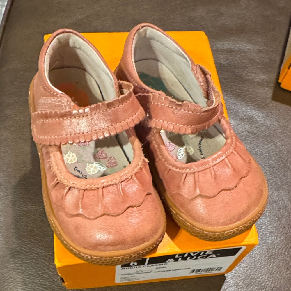 Livie & Luca Pink Kids Dress Shoes